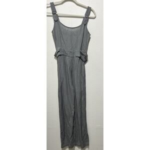 Jonny Cota Gray Fitted Belted Jumpsuit in Size XS Retails for $240